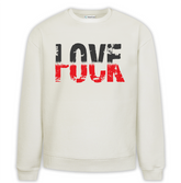 LoveFuck Baskılı Premium Oversize Sweatshirt
